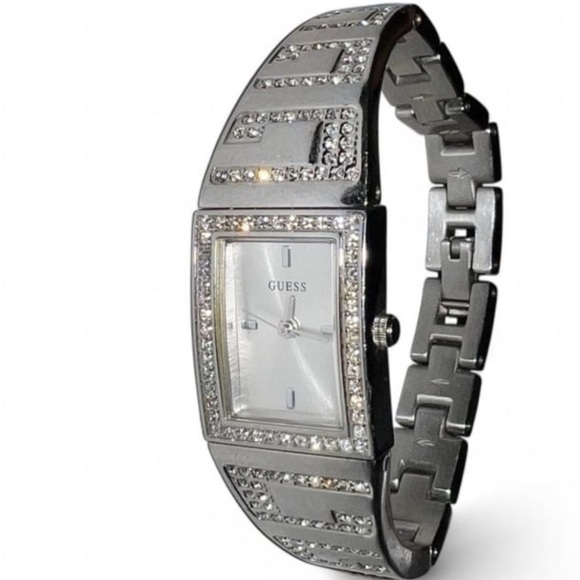 Guess Silver Women's Watch with Crystal Accents - Picture 1 of 7